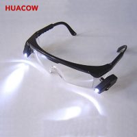 Adjustable Legs LED Lights Safety Glasses CY291