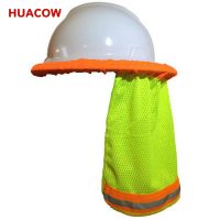 High Visibility Mesh Safety Sun Cover For Helmet BH212