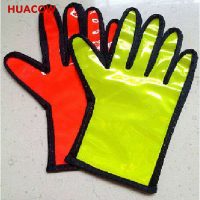 High Visibility Fluorescent PVC Safety Gloves BH218