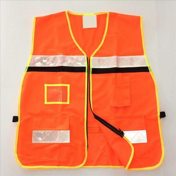 BH229R 2 - Multi Pockets High Visibility Safety Vest BH229