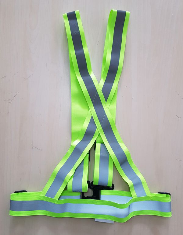 BH291 1 - Adjustable High Visibility Safety Sash Vest BH291