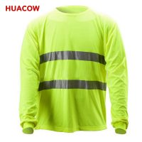 Long Sleeve High Visibility Safety T Shirt BH442