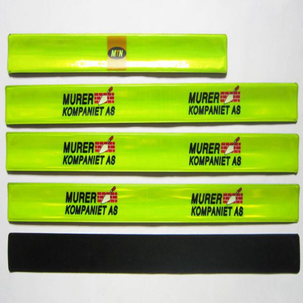 BH723 2 - Multi Color High Visibility Safety PVC Slap Bracelet BH723