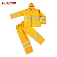 Industrial Rain Suit PVC Coating Rainwear BR348