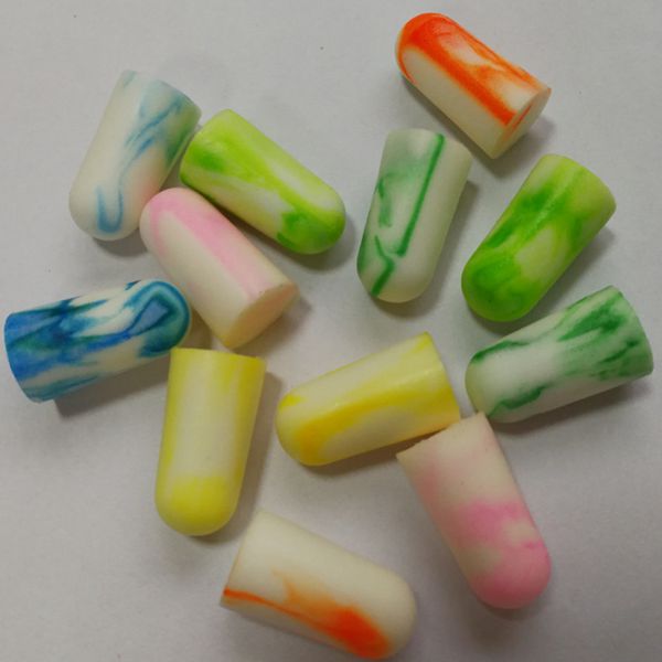 CT232 2 - Multi Mixed color PU Foam Ear Plugs CT232