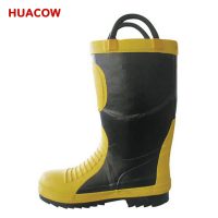 Safety Toe Fire Fighting Rubber Work Boots DB263