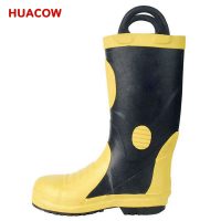 Safety Toe Fire Fighting Rubber Work Boots DB264