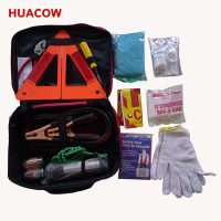 14PCS Car Emergency Breakdown Roadside Tool Kit with Booster Cable EA623