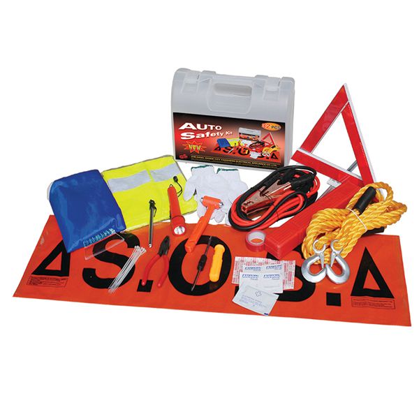 EA625 - 25PCS Auto Emergency Tool Kit with Booster Cable EA625