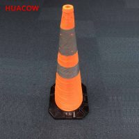 90cm Warning Retractable Traffic Cone TC228