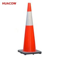 90cm Road Warning PVC Traffic Cone TC318