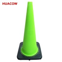 90cm Road Warning Green PVC Traffic Cone TC337