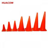 Orange Road Warning PVC Traffic Cone TC340