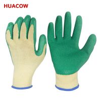 5 Threads Cotton Latex Coated Safety Glove HT422