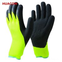 Terry Loop Latex Coated Winter Glove HT742