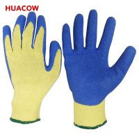 10 G Kevlar/Aramid Liner Latex Coated Cut Resistant Glove HC342