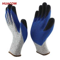 10 G HPPE/Dyneema Liner Latex Coated Cut Resistant Glove HC352