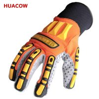 Impact Resistant Mechanics Gloves with TPR HC386