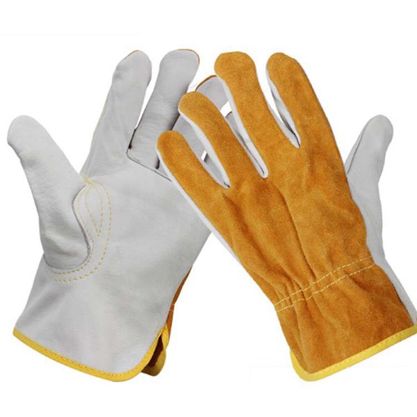 HD252 2 - Full Grain Leather + Split Leather Driver's Gloves HD252