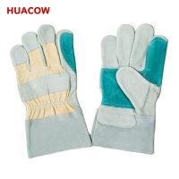 Reinforced Cow Split Leather Safety Glove HD345