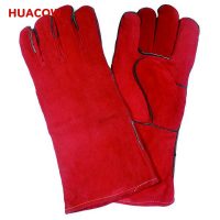 Full Cow Split Leather Workers Welding Gloves HD822