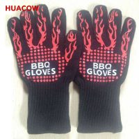 Lengthen Silica Gel Dots Oven & BBQ Gloves HP662