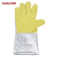 500°C Heat Resistant Gloves with Aluminum Back HC827