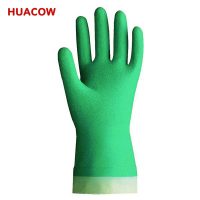 Nitrile Chemical Resistant Gloves Flocklined HX632